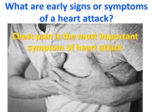 Chest pain is the most important symptom of heart attack