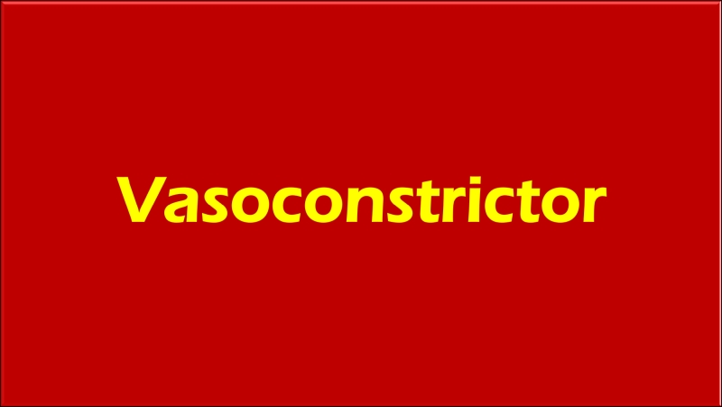 Vasoconstrictor