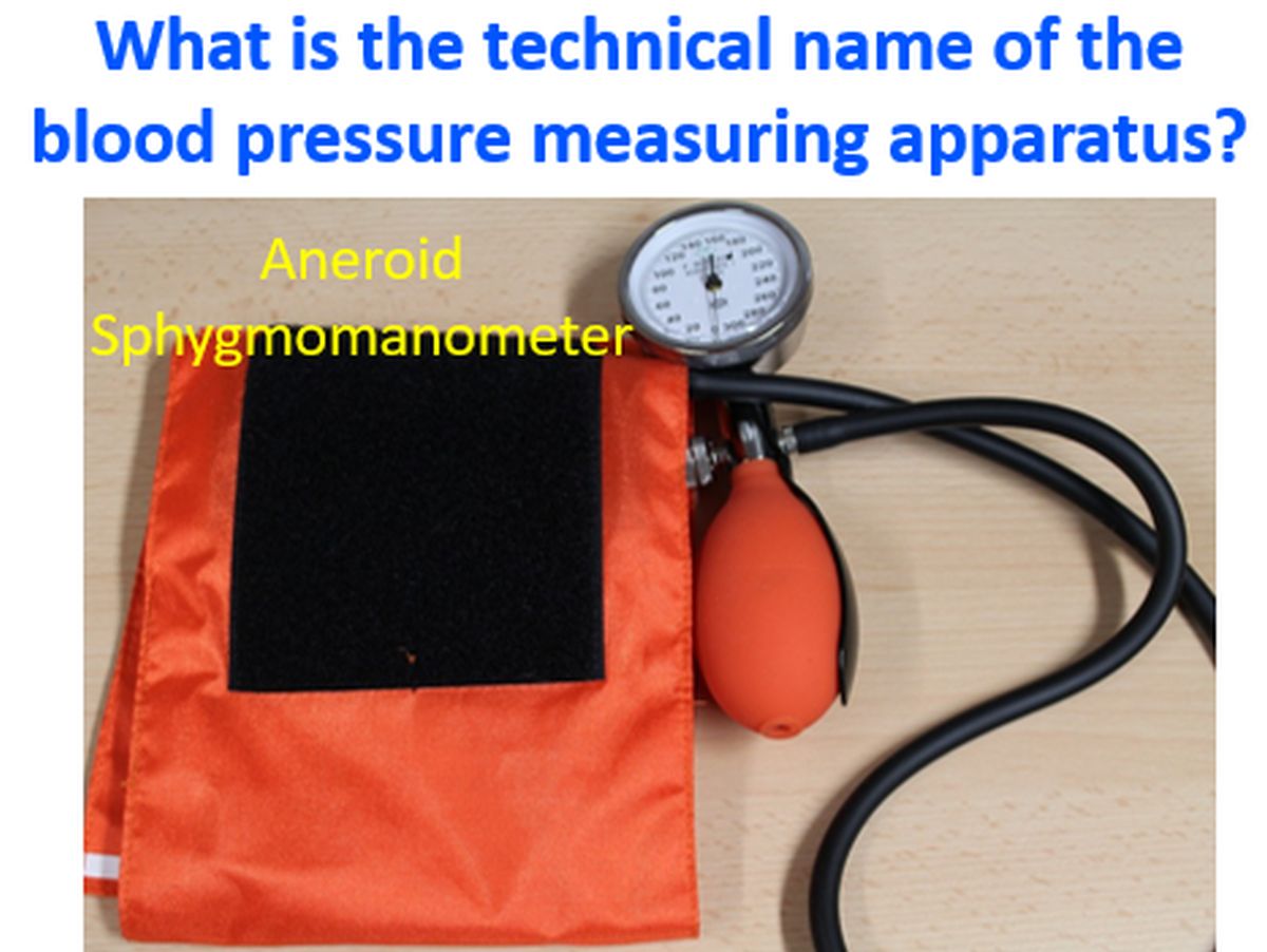 blood pressure measuring apparatus - sphygmomanometer