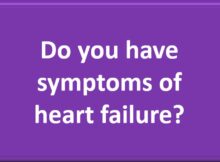 Do you have symptoms of heart failure
