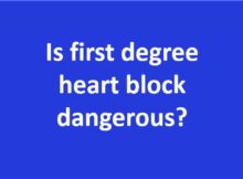 Is first degree heart block dangerous1