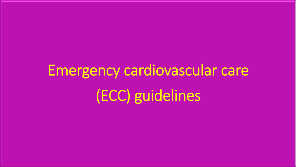 emergency-cardiovascular-care-ecc-guidelines