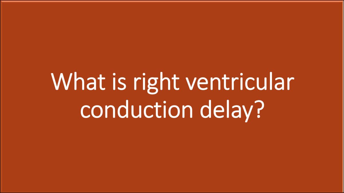 Intraventricular Conduction Delay Ekg