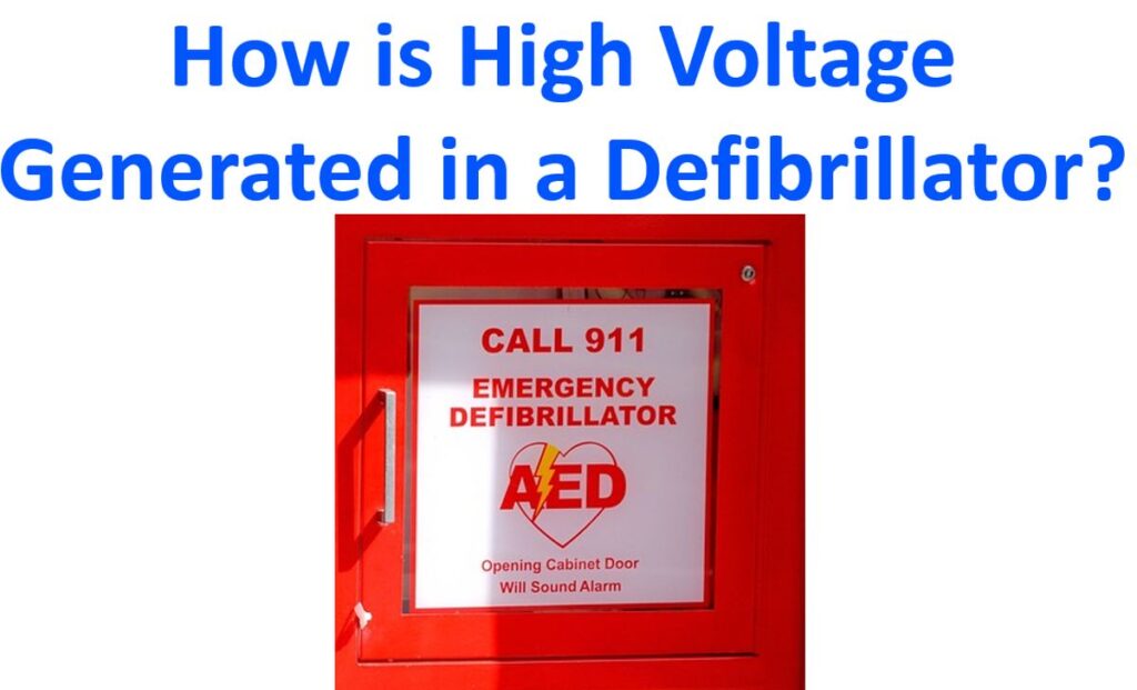 How is High Voltage Generated in a Defibrillator