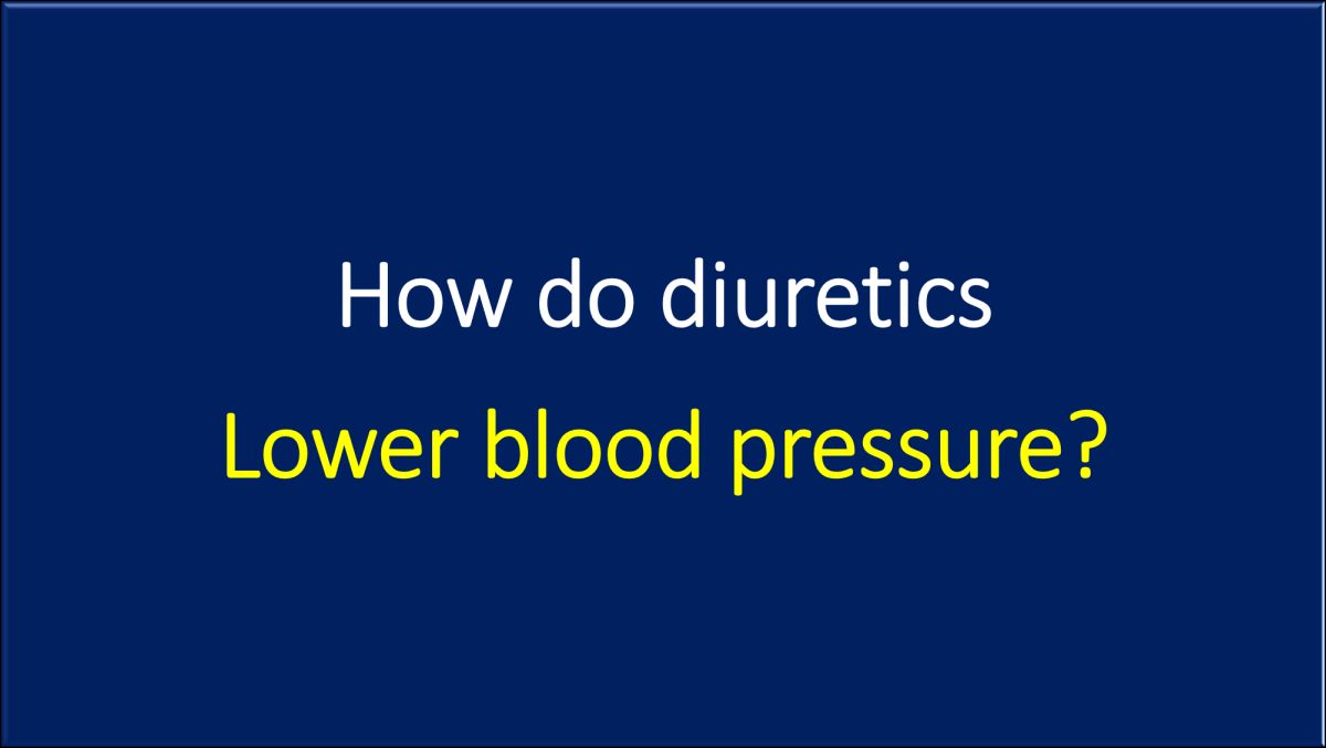 How Do Diuretics Reduce Blood Pressure