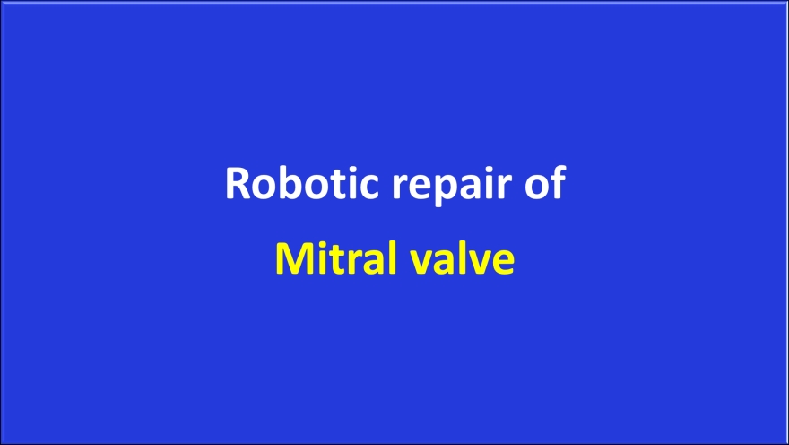 Robotic Repair Of Mitral Valve – All About Cardiovascular System And 