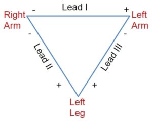 Electrode combination for limb leads