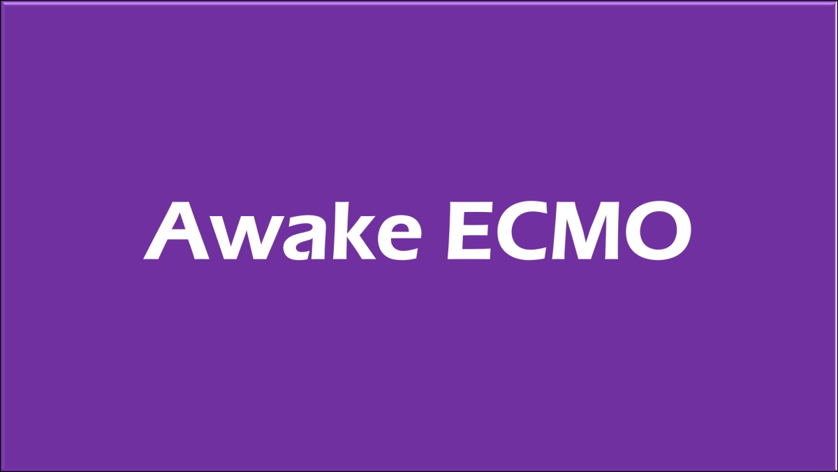 Awake ECMO