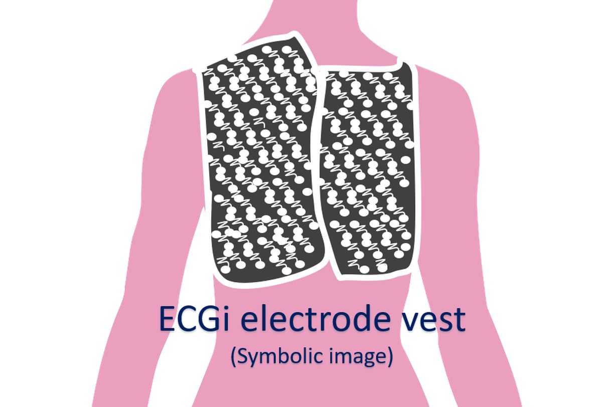 ECGi electrode vest (symbolic image)