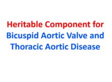 Heritable Component for Bicuspid Aortic Valve and Thoracic Aortic Disease