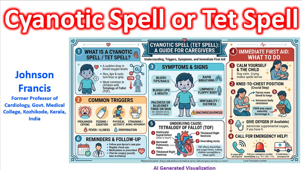 Cyanotic Spell or Tet Spell - All About Cardiovascular System and Disorders