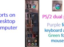 Ports on a Desktop Computer