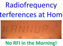 Radiofrequency Interferences at Home!