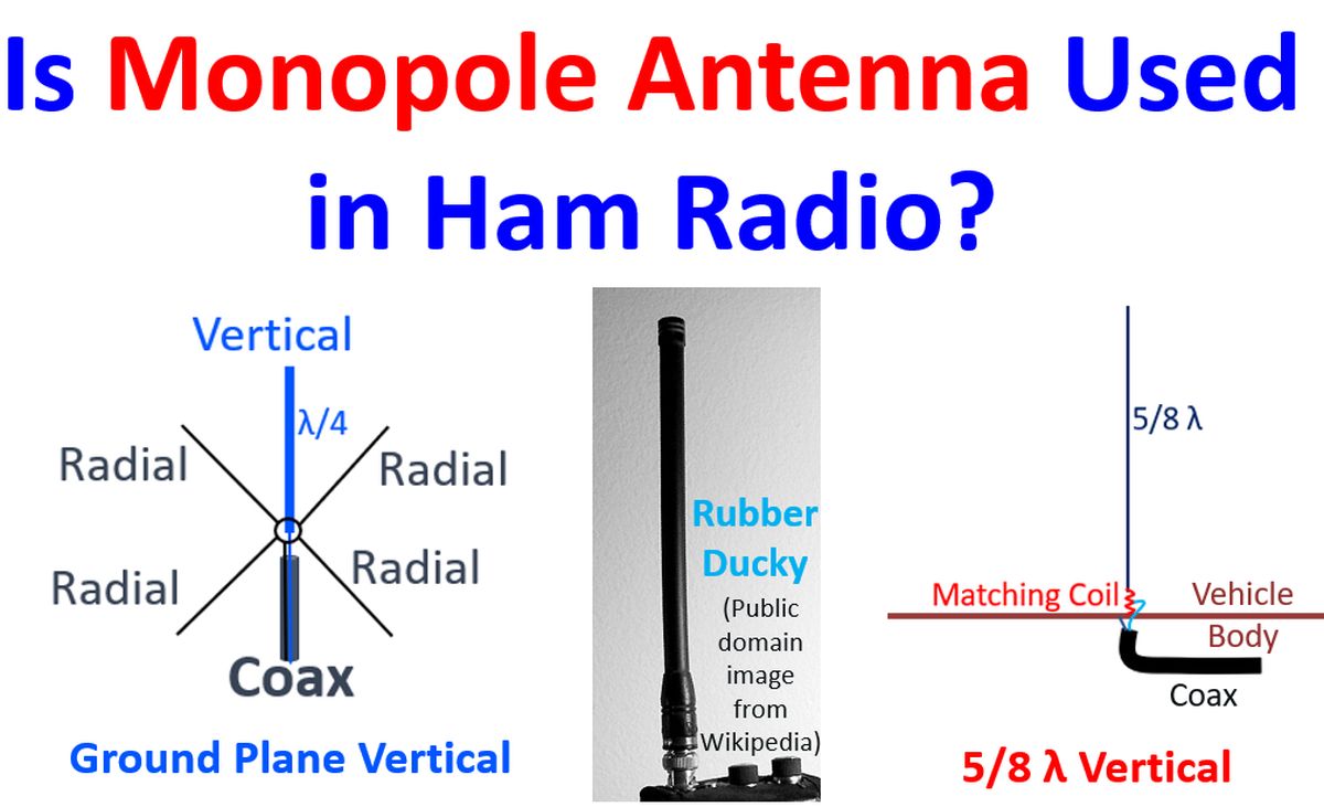 Is Monopole Antenna Used in Ham Radio