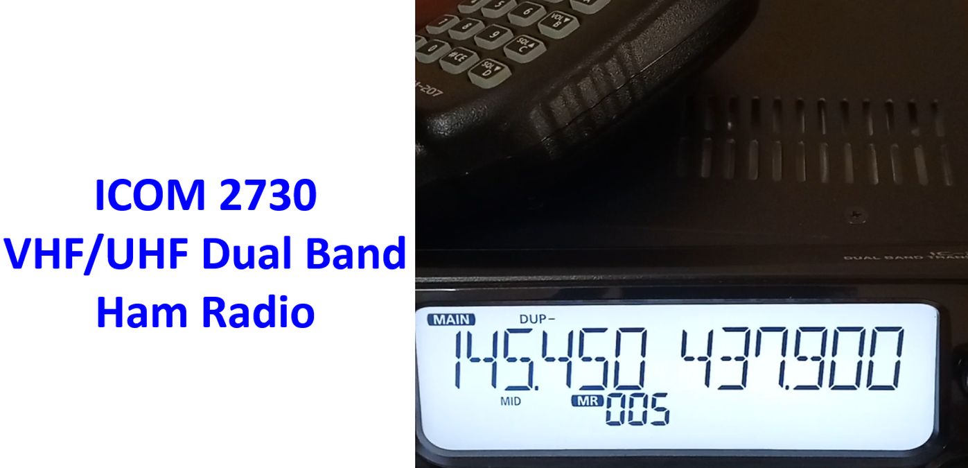 ICOM 2730 VHF/UHF Dual Band Ham Radio