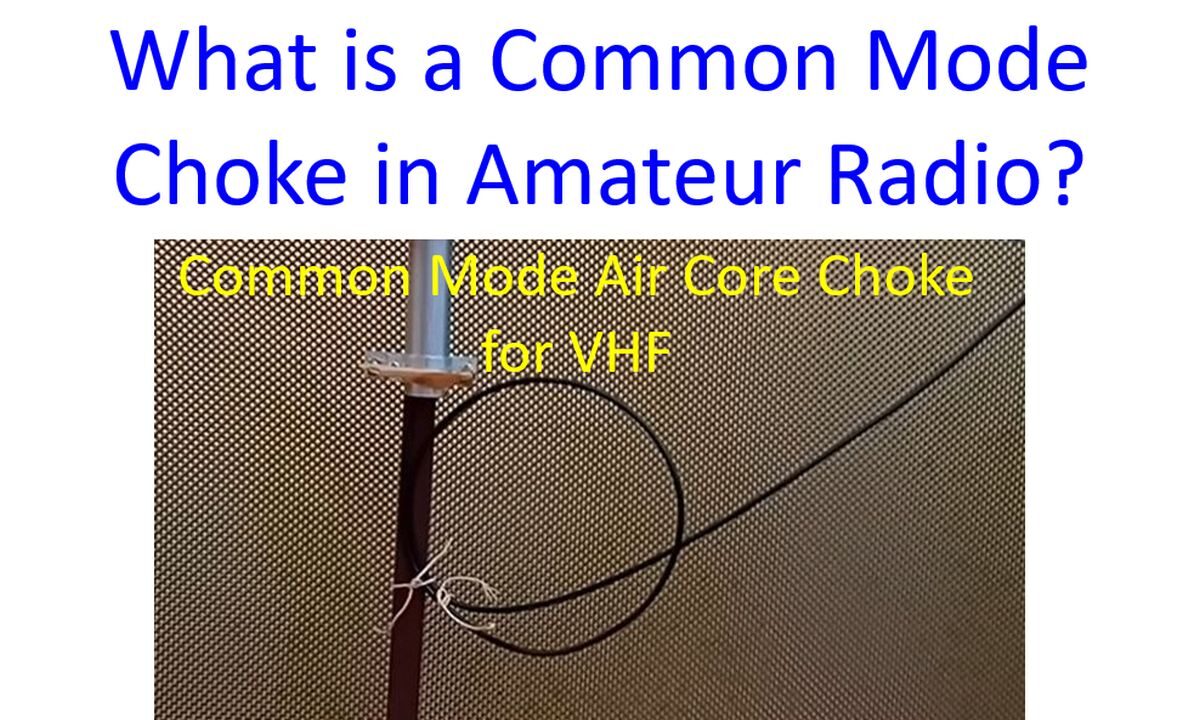 What is a Common Mode Choke in Amateur Radio