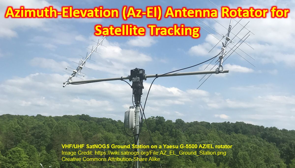 Azimuth Elevation Az El Antenna Rotator For Satellite Tracking Johnsons Techworld