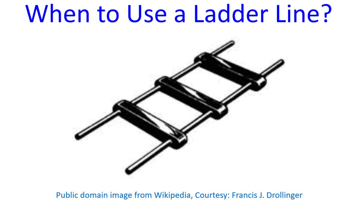 When to Use a Ladder Line? – Johnson's Techworld