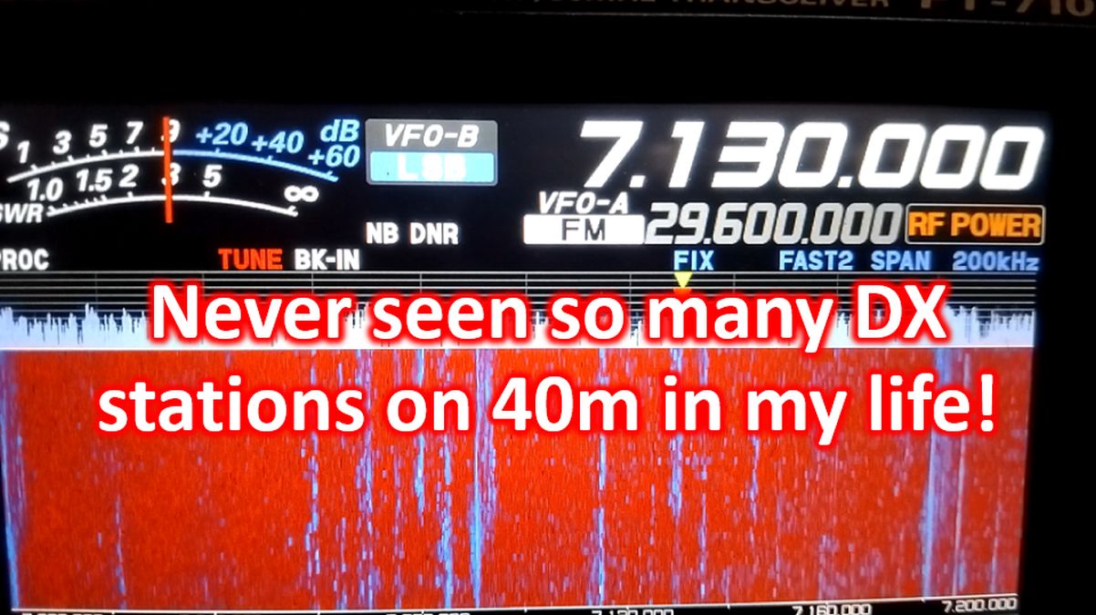 40m Dx Machine Never seen so many DX stations on 40m in my life! - Johnson's Techworld