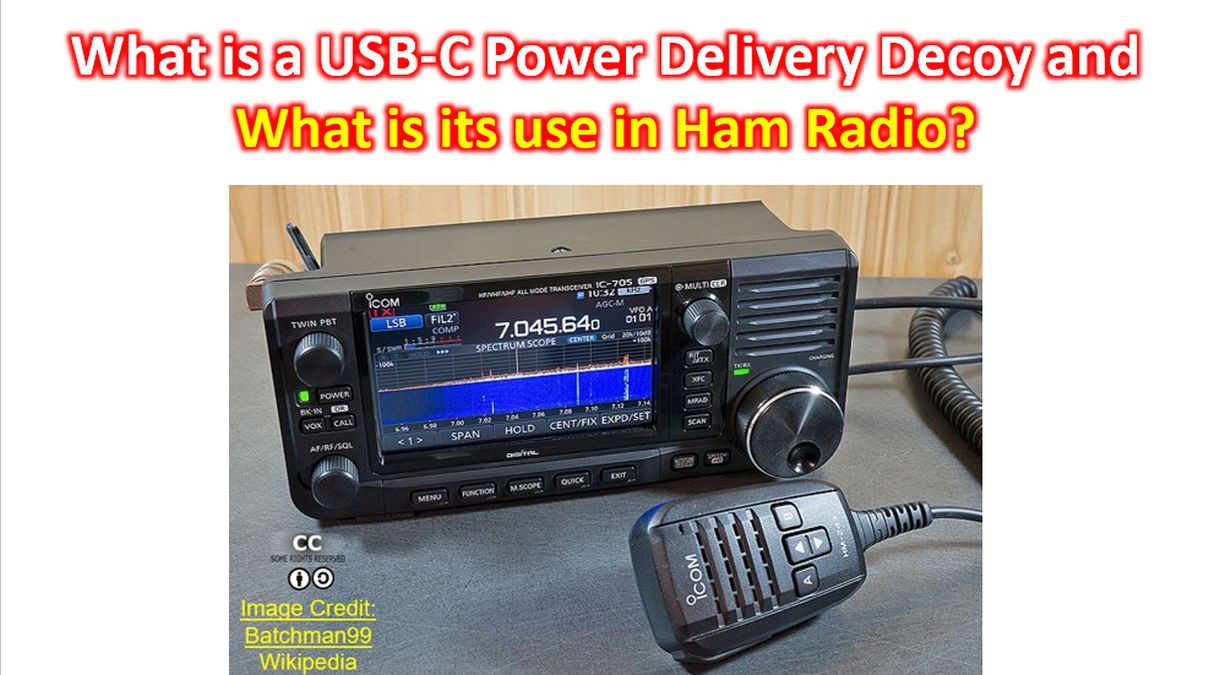 What is a USB-C Power Delivery Decoy and what is its use in ham radio ...