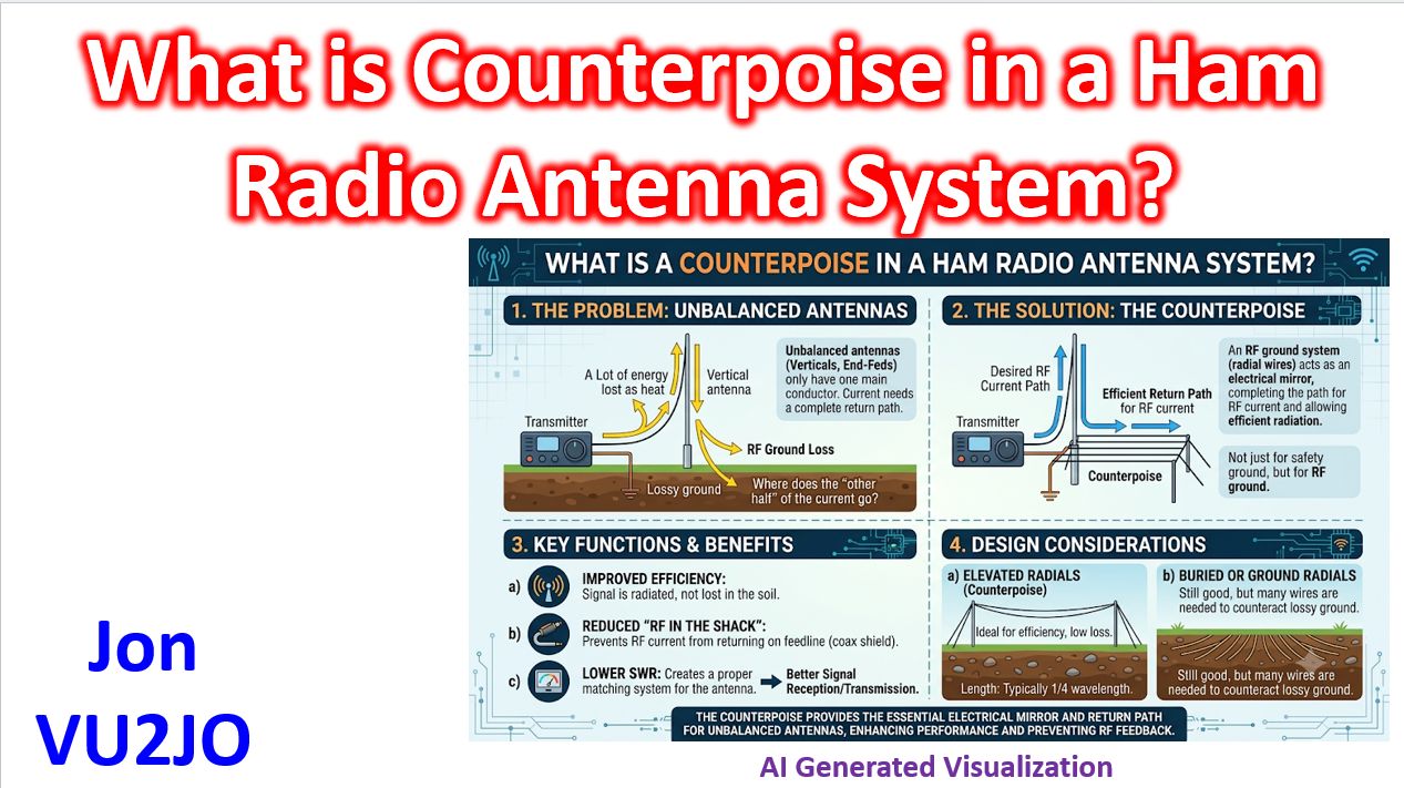 Counterpoise Loop What is Counterpoise in a Ham Radio Antenna System? - Johnson's Techworld
