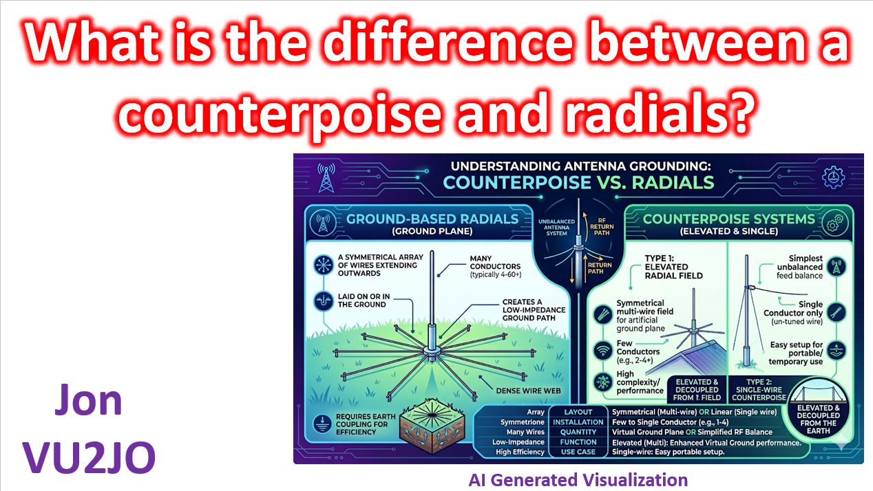 Tree Counterpoise What is the difference between a counterpoise and radials? - Johnson's ...
