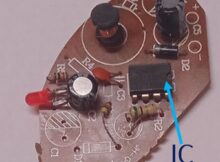 Integrated Circuit, LED, Capacitors, PCB, Resistors